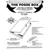 Posse Box Posse Jr. - Side Opening PJ-32S - Notepads, Clipboards, &amp; Pens