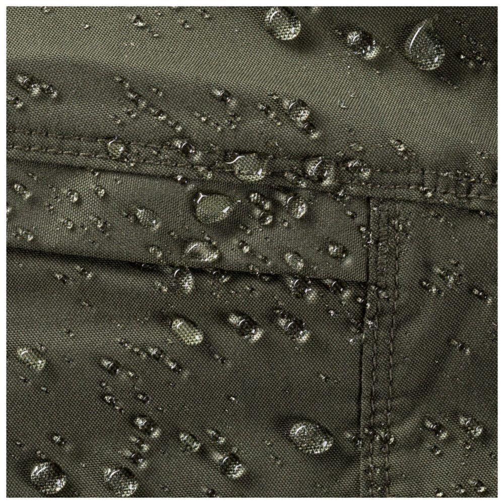 Water beading on the DWR-treated Flex-Tac stretch canvas of the 5.11 Apex Pant