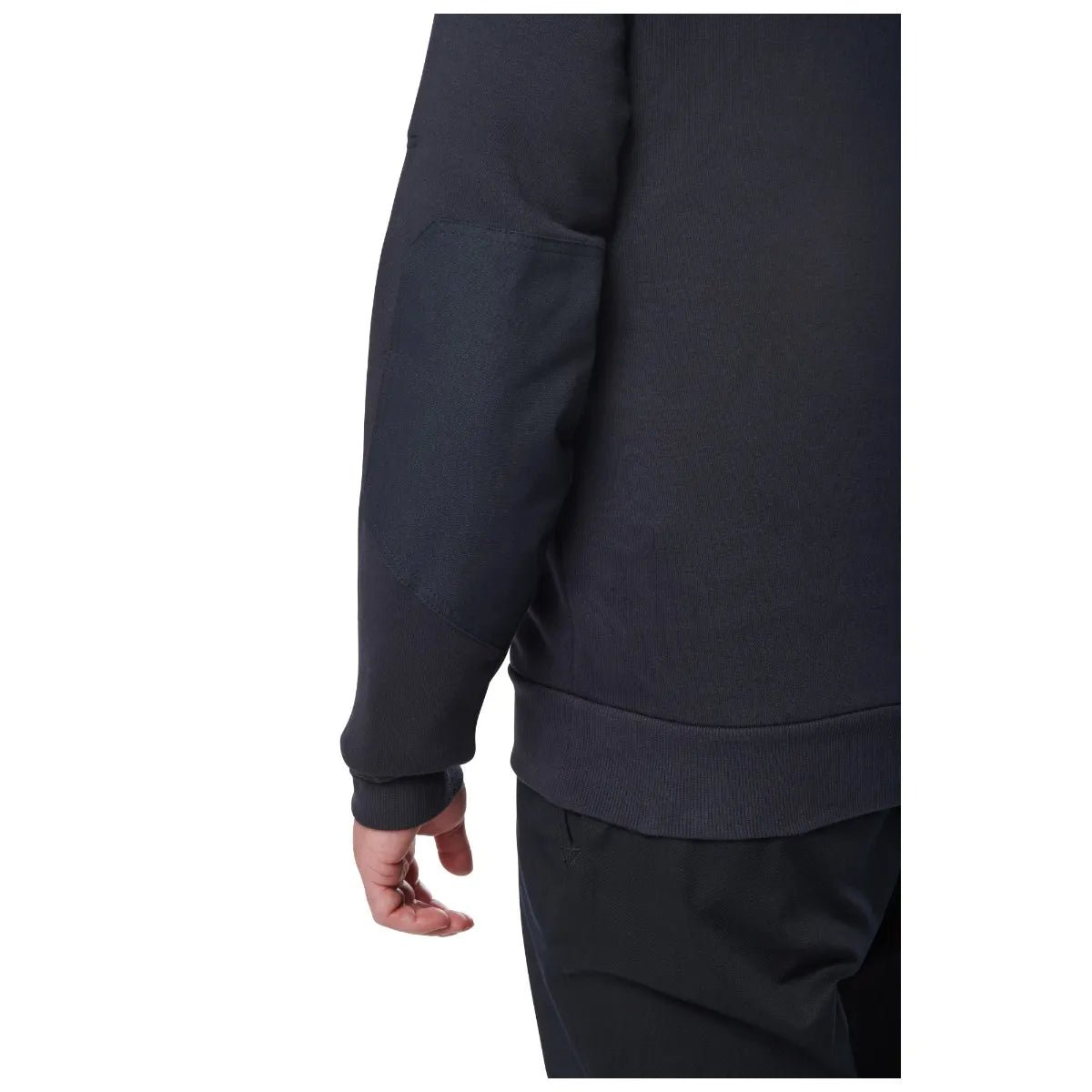 Canvas-reinforced elbow patch and rib cuff on the 5.11 Job Shirt with Canvas 2.0