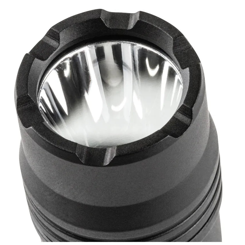 Crenellated bezel and reflector on the 5.11 Rapid PL 1AA Cree XP-G3 LED flashlight