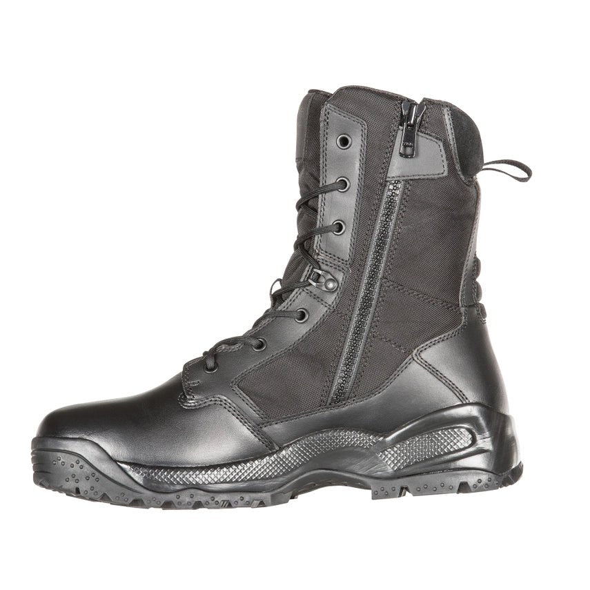 5.11 Tactical A.T.A.C.® 2.0 8" Storm Side-Zip Boots 12392, durable black tactical boots for performance and comfort.