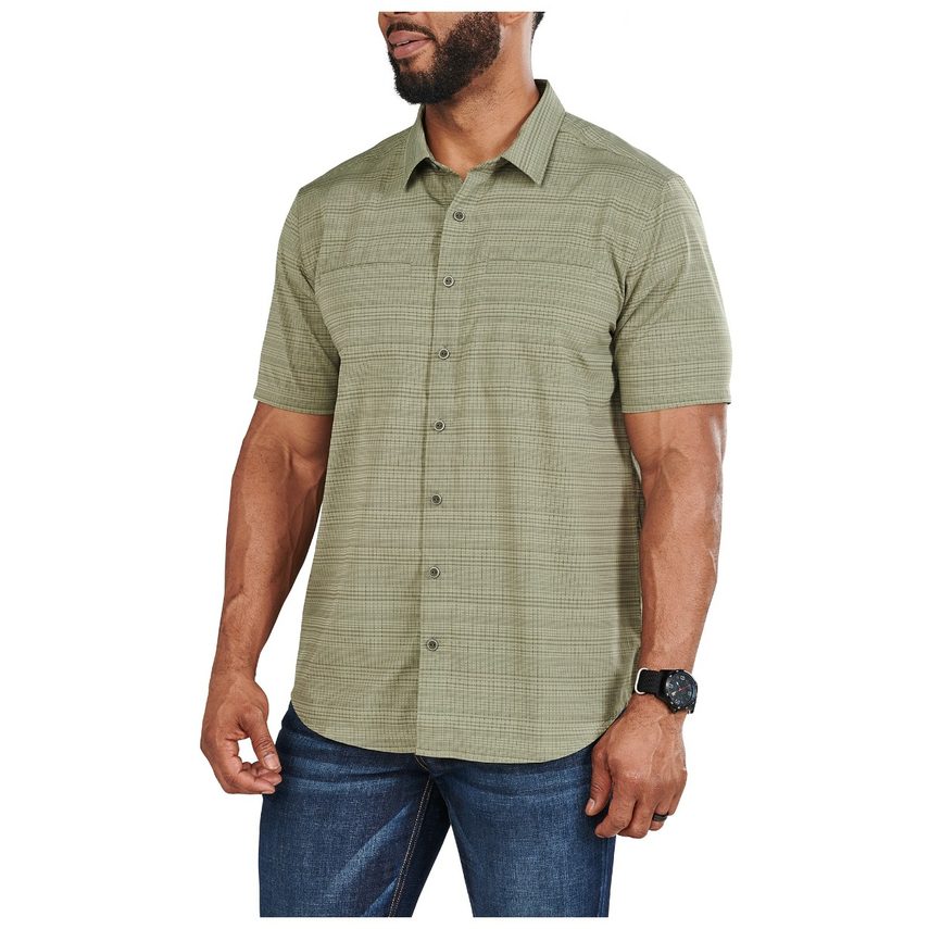 5.11 Tactical Ellis Short Sleeve Shirt 71207 - Tank Green, 2XL