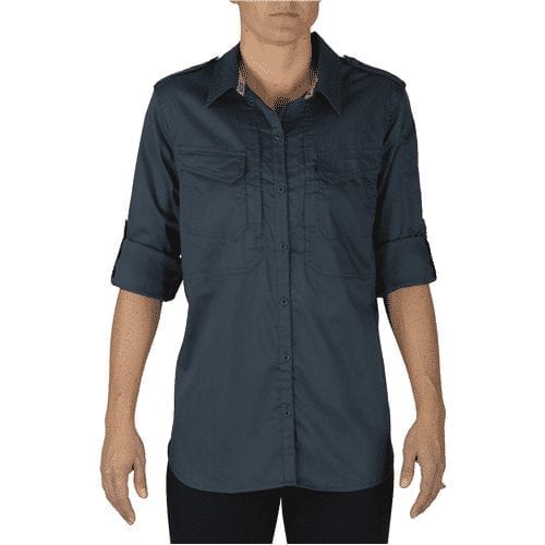 5.11 Tactical Women's Spitfire Shooting Shirt 62377 - Maritime, M