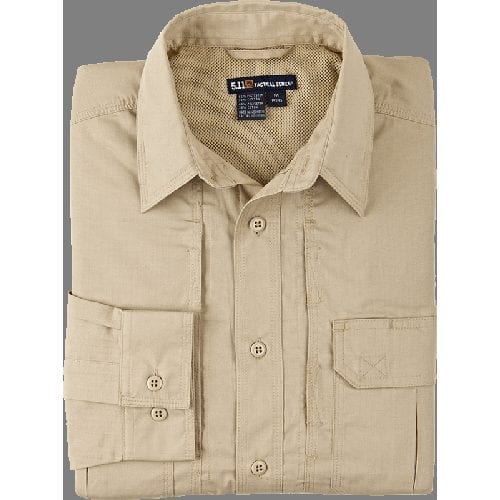 5.11 Tactical Women's Taclite Pro Long Sleeve Shirt 62070 - TDU Khaki, XL