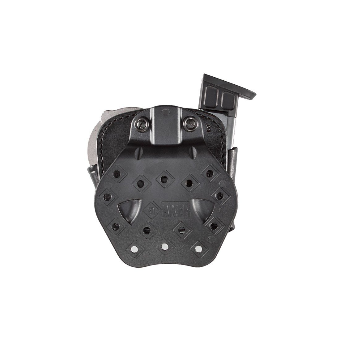 Aker Leather D.M.S.™ ASP Cuff/Mag Combo™ Combination Paddle Pouch - Tactical &amp; Duty Gear
