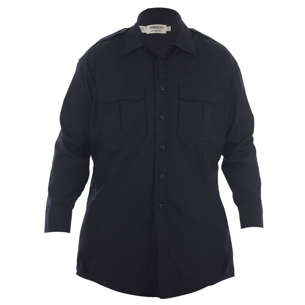 Elbeco ADU™ Long Sleeve RipStop Shirt - Midnight Navy, 14.5 x 35
