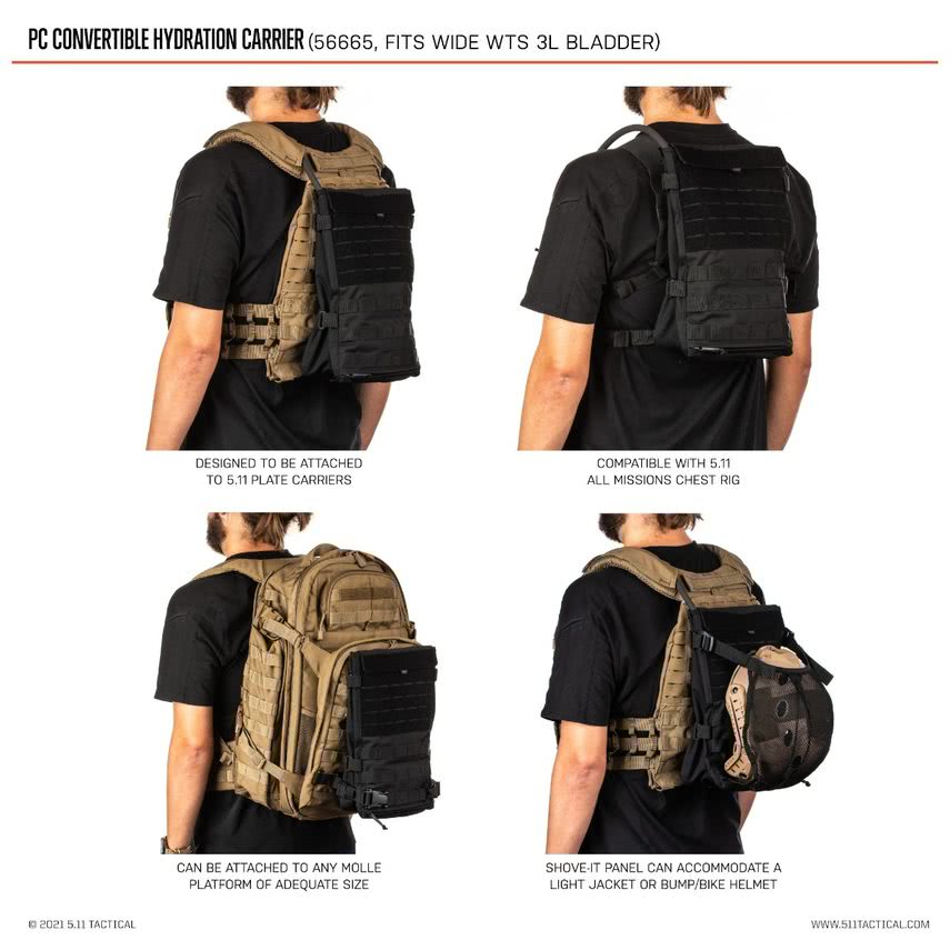 5.11 Tactical PC Convertible Hydration Carrier 56665 - Newest Products