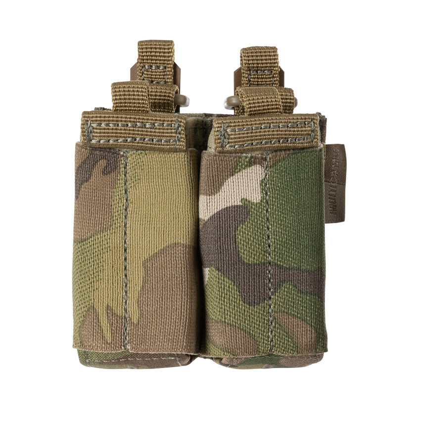 5.11 Tactical Flex Double Pistol Magazine Pouch 2.0 56669 (Storm Gray) - Range Bags and Gun Cases
