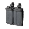 5.11 Tactical Flex Double Pistol Magazine Pouch 2.0 56669 (Storm Gray) - Range Bags and Gun Cases