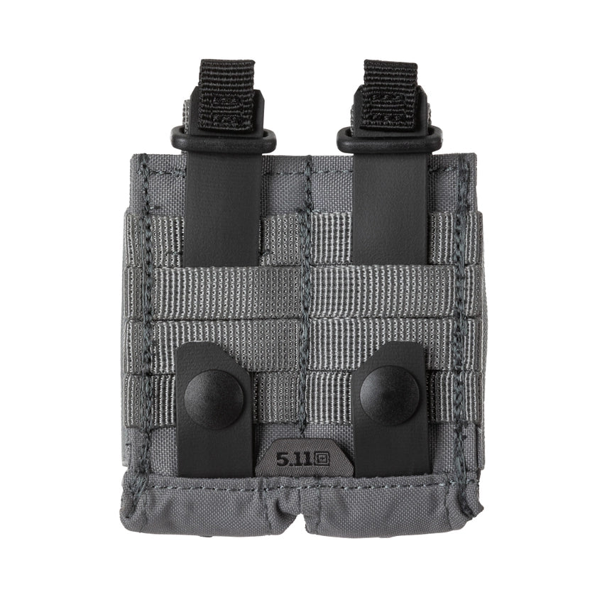 5.11 Tactical Flex Double Pistol Magazine Pouch 2.0 56669 (Storm Gray) - Range Bags and Gun Cases