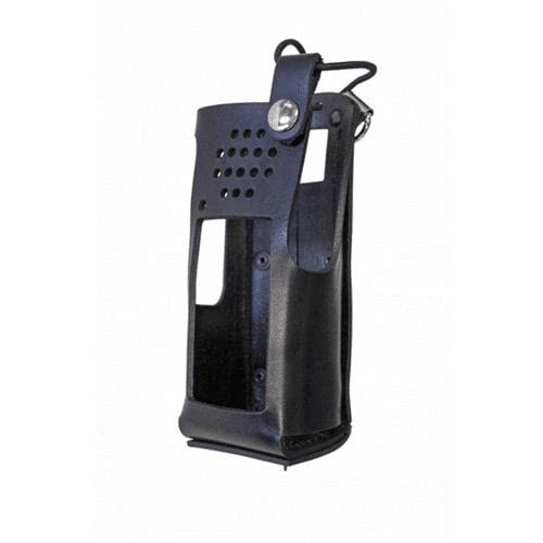 Boston Leather Firefighter's Radio Holder for the Kenwood Viking VP6000 5732RC-1 - Tactical & Duty Gear