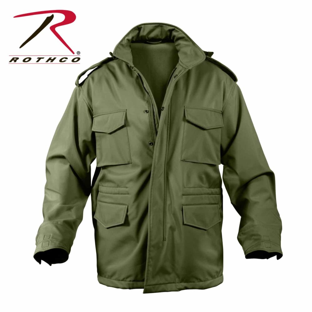 Rothco Soft Shell Tactical M-65 Field Jacket Olive Drab 5744 - Softshell Jackets