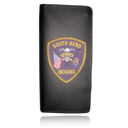 Boston Leather Large Citation Book with Clip