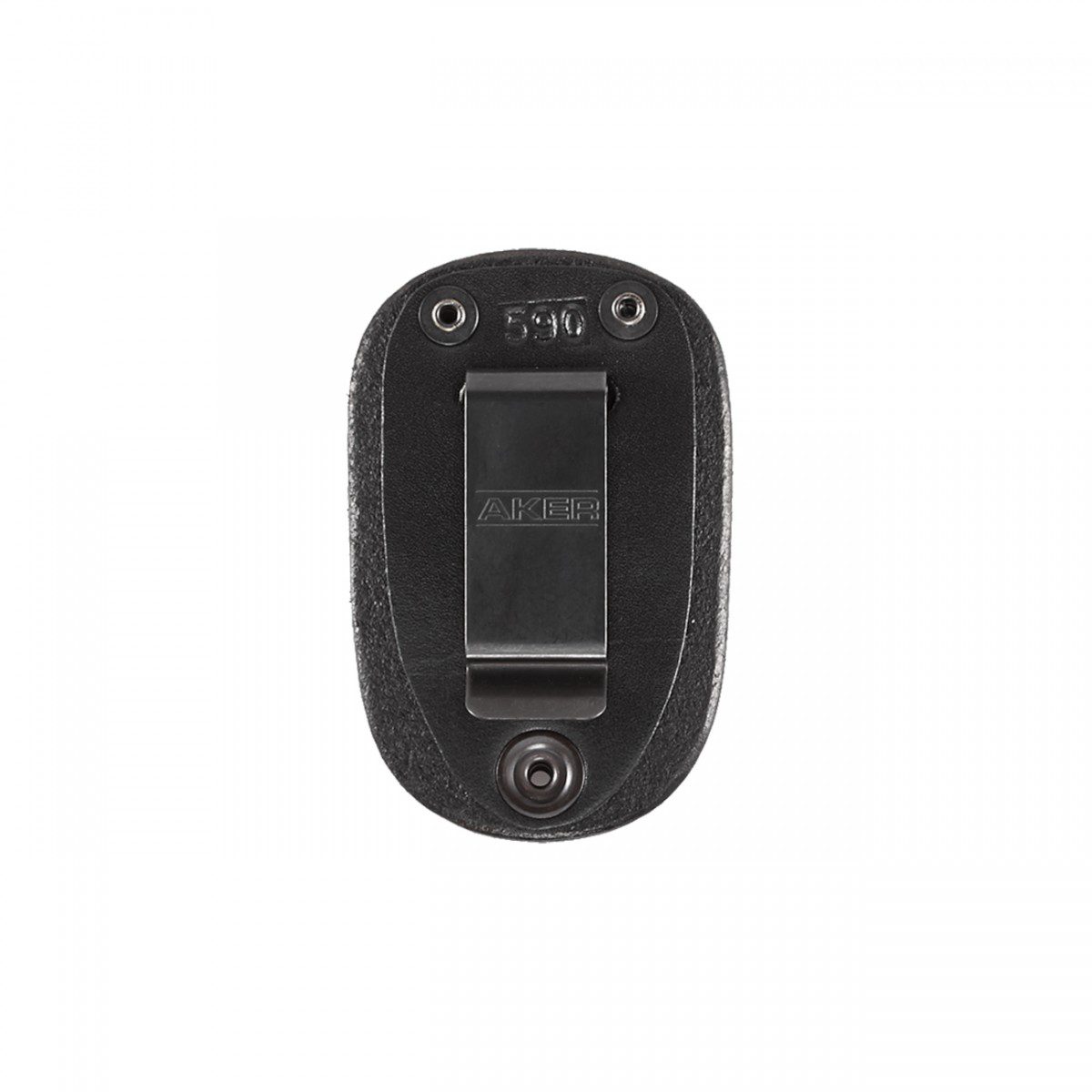 Aker Leather Clip-On Federal Badge Holder 590 - Badge Clips