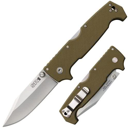 Cold Steel SR1 Tanto or Clip Point - Clip Point