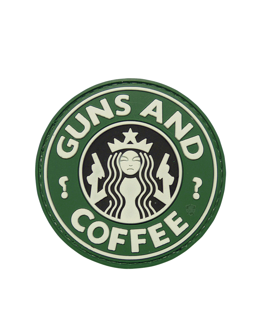 5ive Star Gear Guns &amp; Coffee Morale Patch - Miscellaneous Emblems