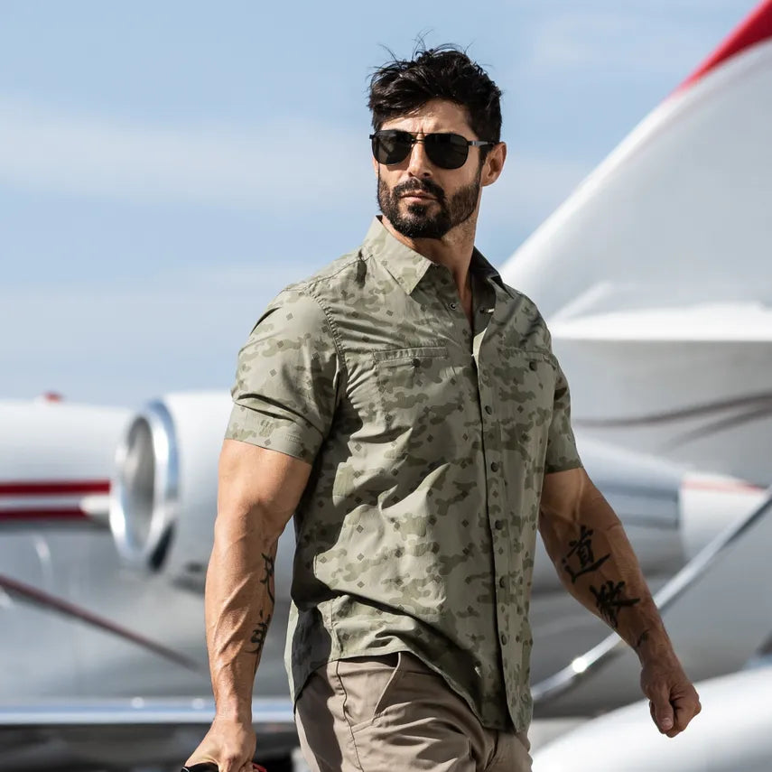 5.11 Tactical Crestline Camo Short Sleeve Shirt 71377 - Discontinued