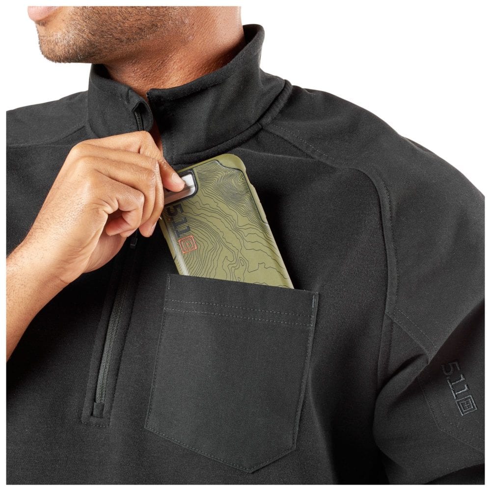 5.11 Tactical Radar Fleece 1/2 Zip 72102 - Clothing &amp; Accessories