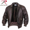 Rothco Classic A-2 Genuine Nappa Leather Flight Jacket 7577 - Clothing &amp; Accessories