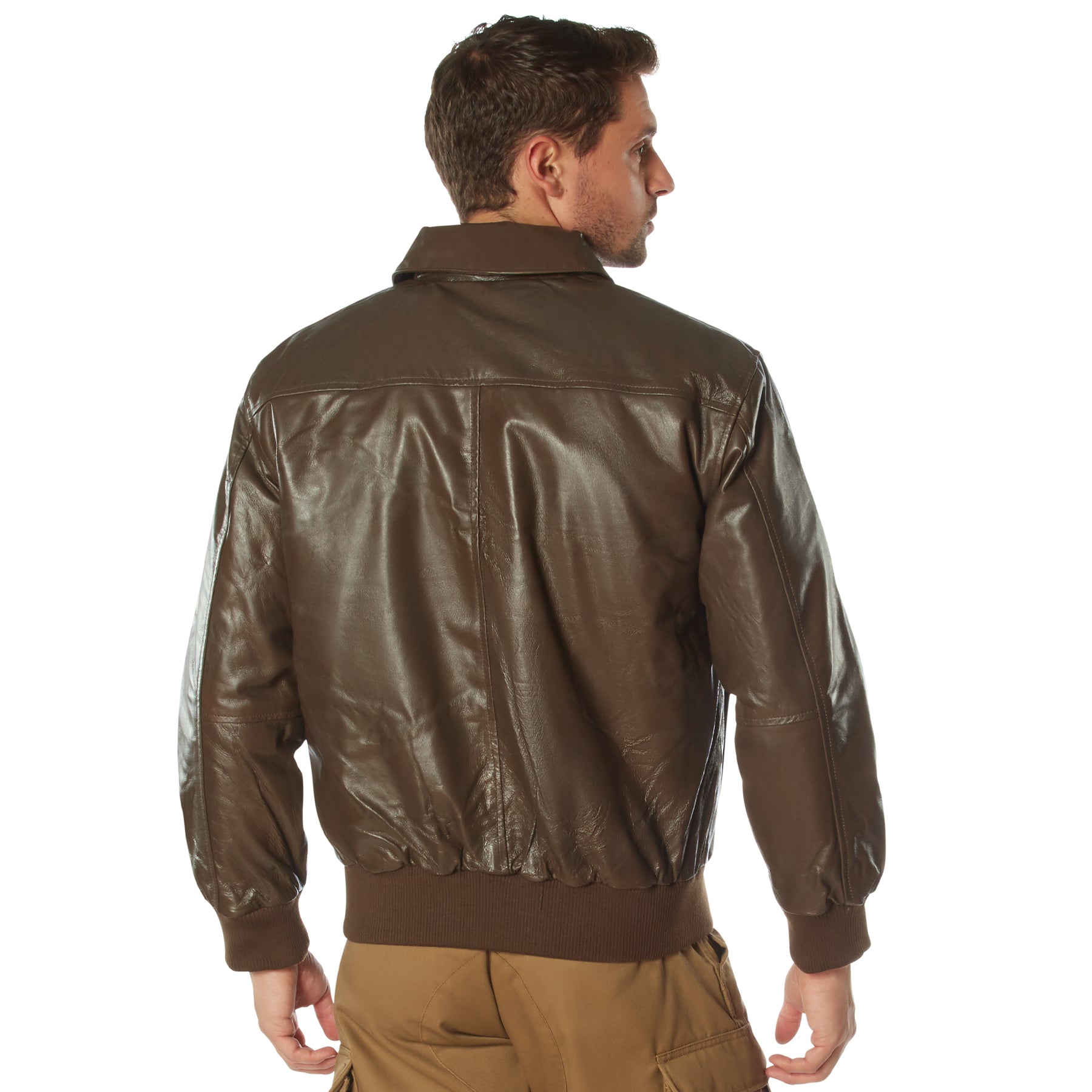 Rothco Classic A-2 Genuine Nappa Leather Flight Jacket 7577 - Clothing &amp; Accessories