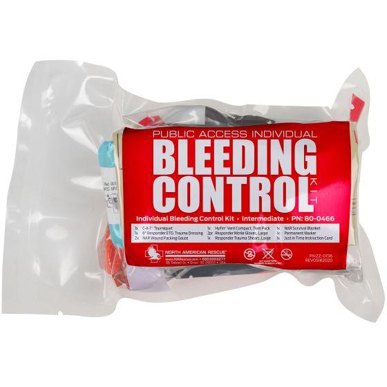 North American Rescue Individual Bleeding Control Kit - INTERMEDIATE - Vacuum Sealed 80-0466 - Newest Products