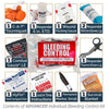 North American Rescue Individual Bleeding Control Kit - ADVANCED - Vacuum Sealed 80-0467 - Newest Products