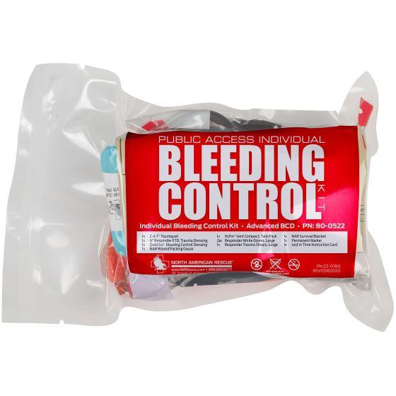 North American Rescue Individual Bleeding Control Kit - ADVANCED BCD - Vacuum Sealed 80-0522 - Newest Products