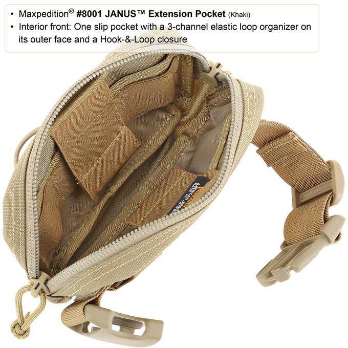 Maxpedition Janus Extension Pocket 8001 - Bags & Packs