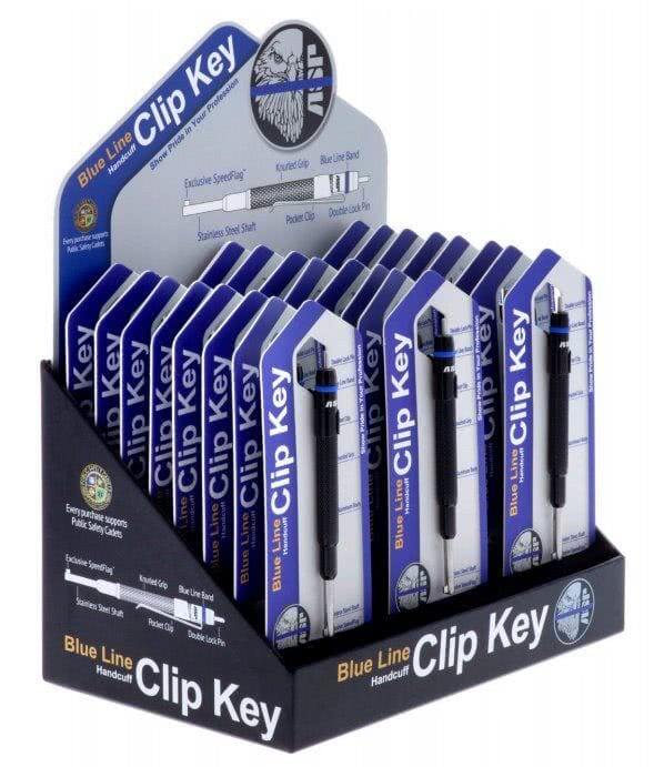 ASP Blue Line Key Self Merchandiser (24 pcs) 81925 - Tactical &amp; Duty Gear