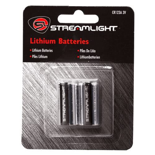 Streamlight 3V CR123A Lithium Batteries (2 Pack) 85175 - Tactical & Duty Gear