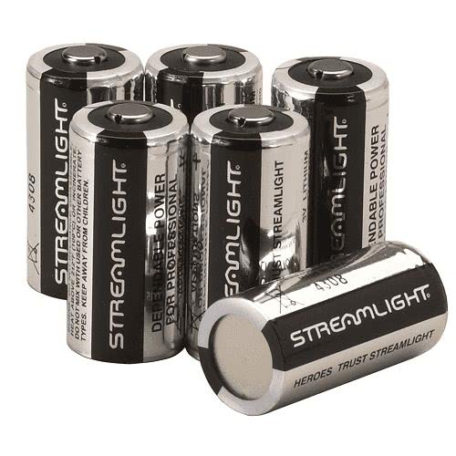 Streamlight CR123A Lithium Batteries (6-Pack) 85180 - Tactical & Duty Gear