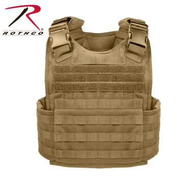 Rothco MOLLE Plate Carrier Vest - Tactical &amp; Duty Gear