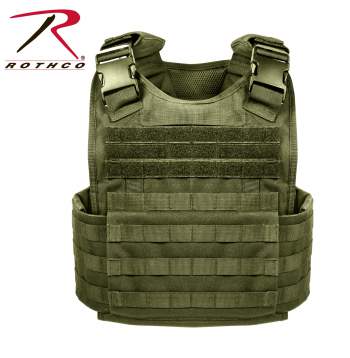 Rothco MOLLE Plate Carrier Vest - Tactical &amp; Duty Gear