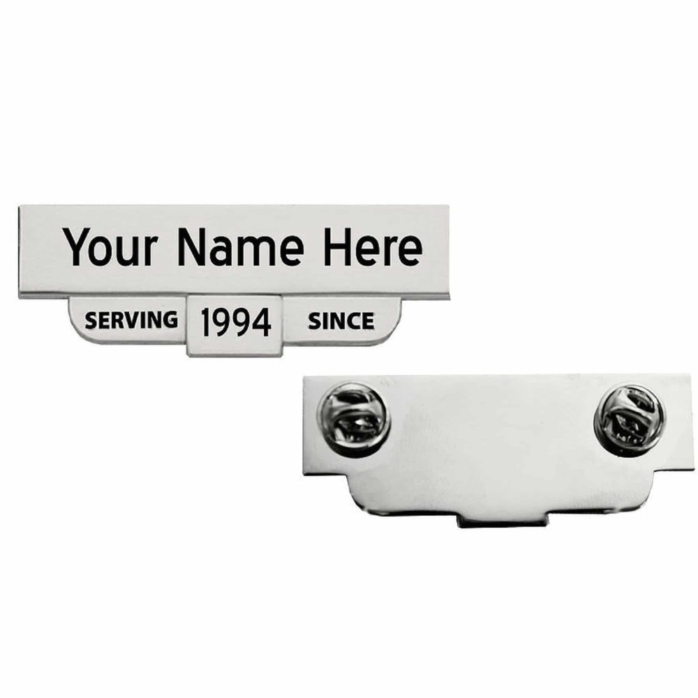 Engraved "Serving Since" Nameplate