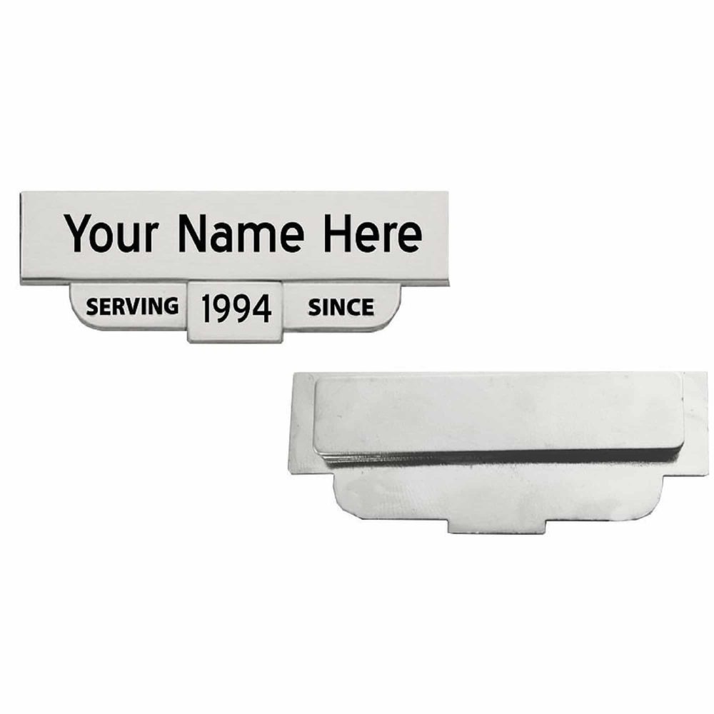 Engraved "Serving Since" Nameplate