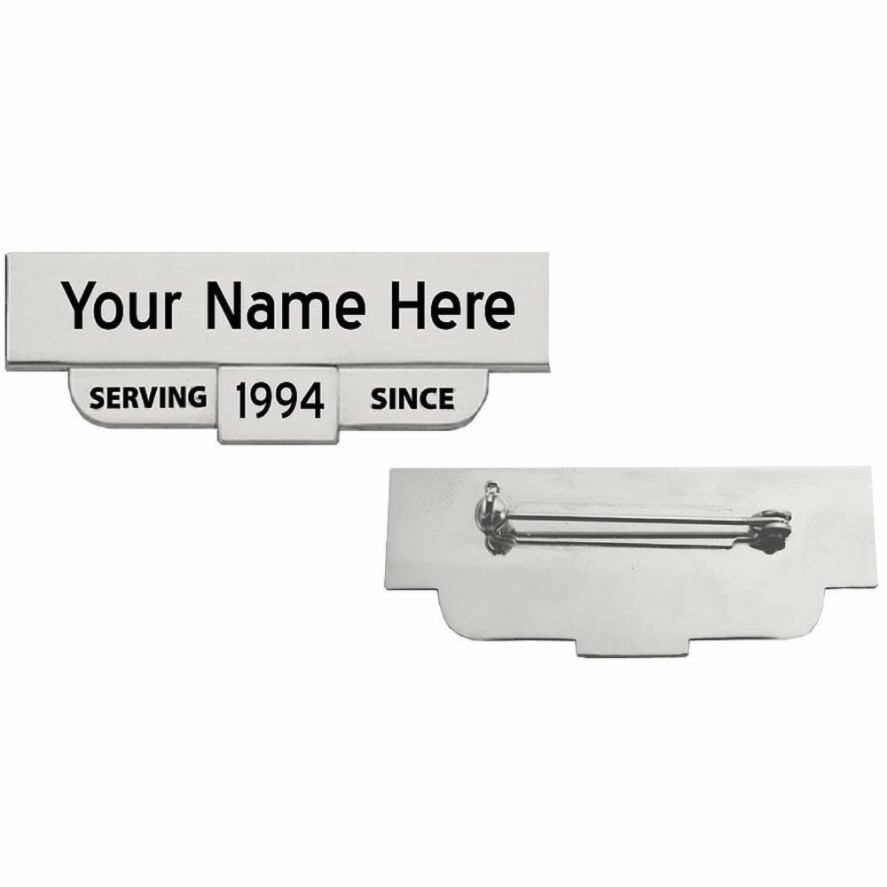 Engraved "Serving Since" Nameplate
