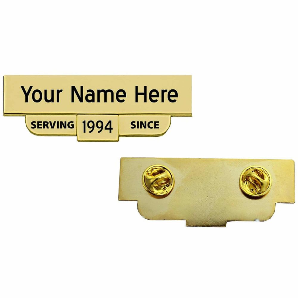 Engraved "Serving Since" Nameplate
