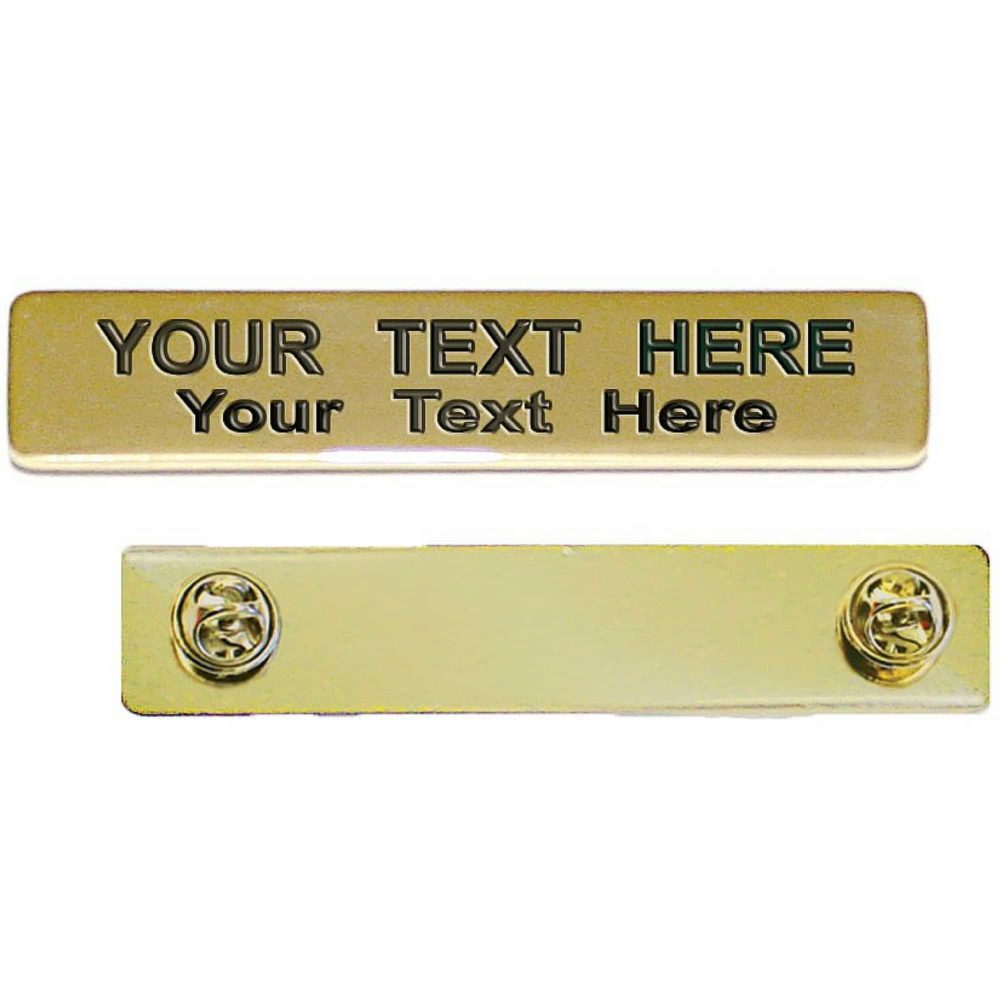 Engraved Nameplate (One or Two Lines)