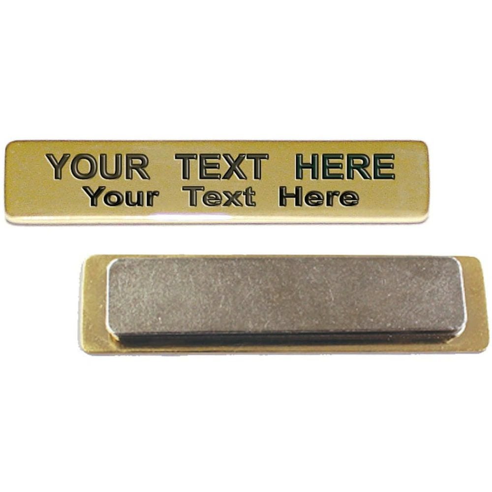 Engraved Nameplate (One or Two Lines)