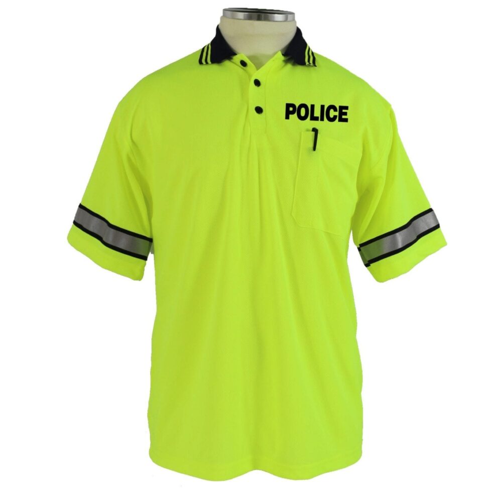 First Class Uniforms High-Visibility Polo Shirts - Police, Security, Sheriff, and Event Staff - Clothing &amp; Accessories