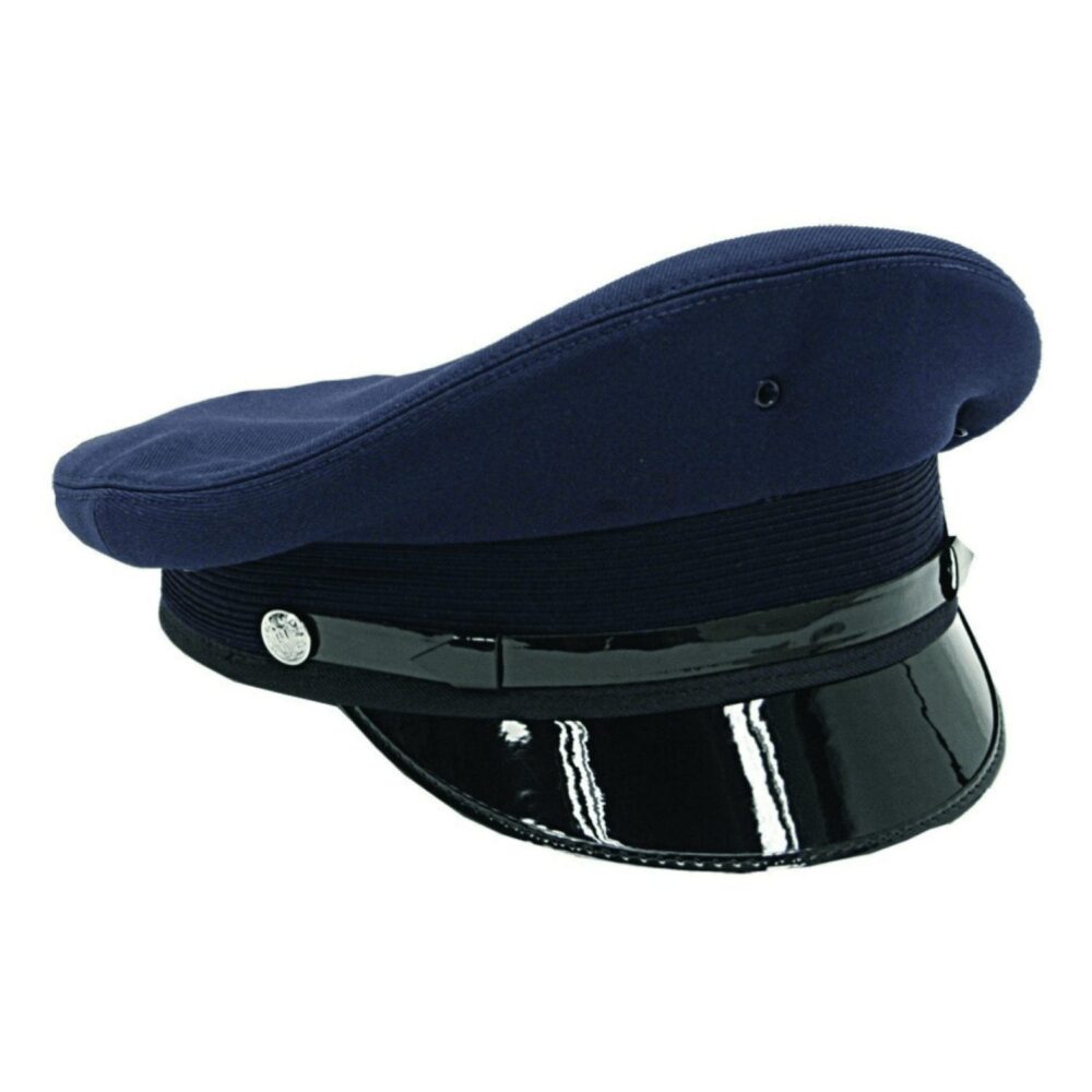 Security / Police Hat - Round or 8-Point Top - Clothing & Accessories