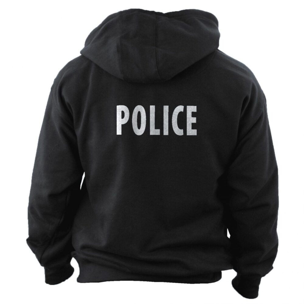 Hooded Sweatshirt with Police, Security, Sheriff or Staff ID - Clothing & Accessories