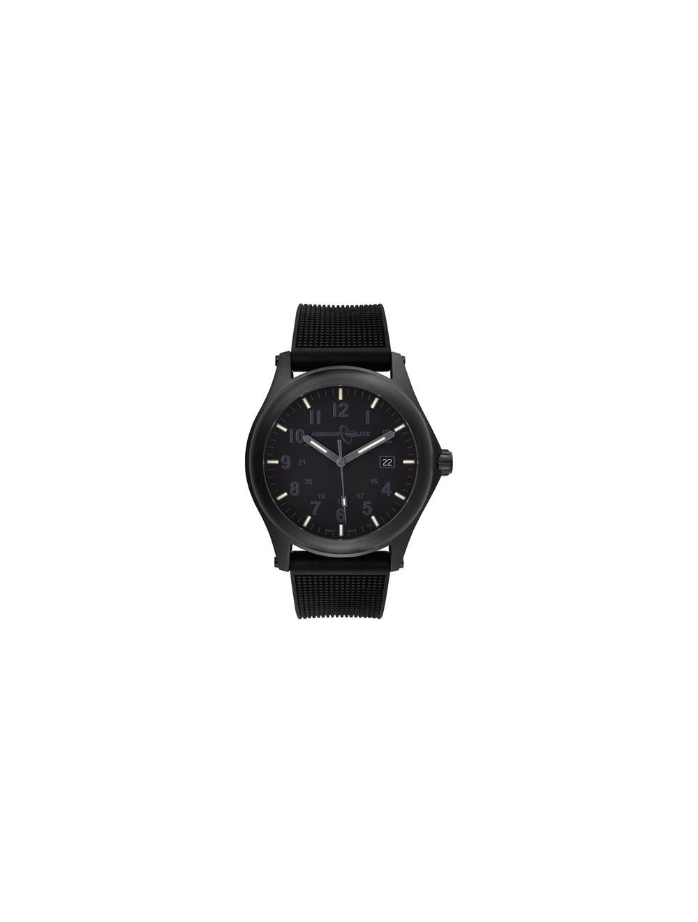 ArmourLite Stealth Black Swiss Tritium Illuminated Watch - Clothing & Accessories