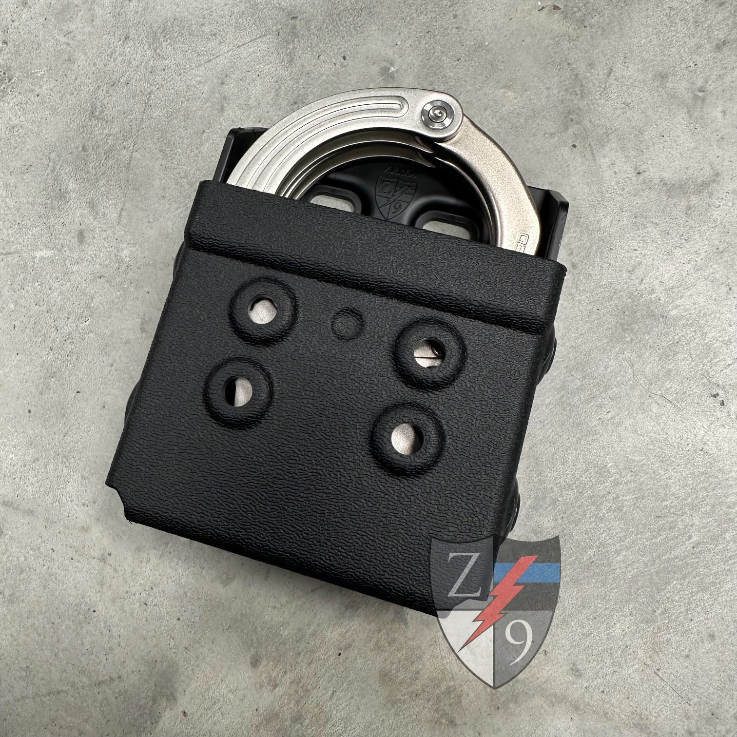 Zero9 Solutions Handcuff Case with MOLLE Loks - ASP  Sentry - Plain Black - Newest Products