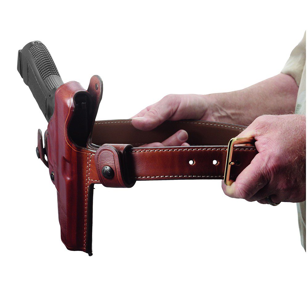 Aker Leather Concealed Carry Gun Belt 1.5" B21 - Newest Arrivals