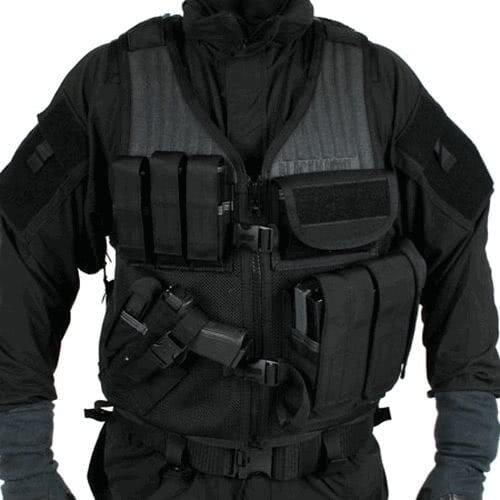 BLACKHAWK! Omega Elite Tactical Duty Vest Cross Draw/Pistol Mag 30EV26BK - Tactical Vests