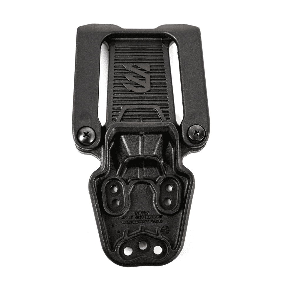 BLACKHAWK! T-Series Black Jacket Slot belt loop, Clam 44H908BK - Tactical &amp; Duty Gear