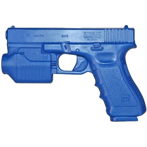 Blue Training Guns By Rings Glock 17/22/31 with Glock Tactical Light - Tactical &amp; Duty Gear