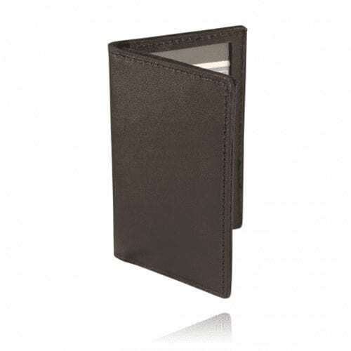 Boston Leather Double Oversized ID Holder - Wallets