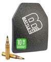 Battle Steel Armor Special Threat Armor Plate - Level III+ - Green Tip Protection BS3+MC1012 - Tactical &amp; Duty Gear